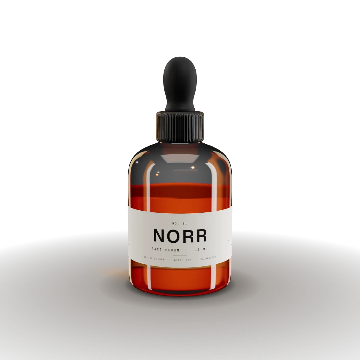 NORR serum bottle